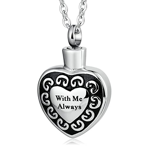 NZVCQVPU for Women Heart, Customize Steel Memorial Locket for Men with Funnel Kit & Bag von NZVCQVPU