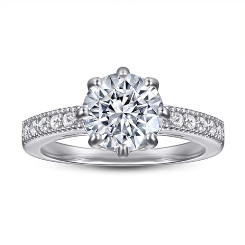 Sterling Ring Weihnachten Stil Geburtstag Geschenk Ring Schmuck Vorschlag Verlobungsring Geschenk von NZVCQVPU