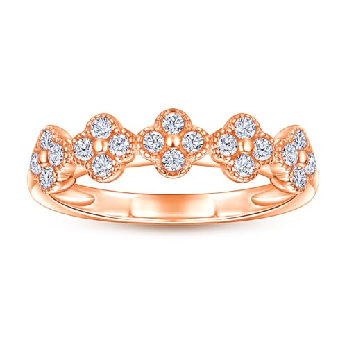 Süßer Sterling Ring Schmuck Ring Weihnachtsstil Vorschlag Verlobungsschmuck von NZVCQVPU