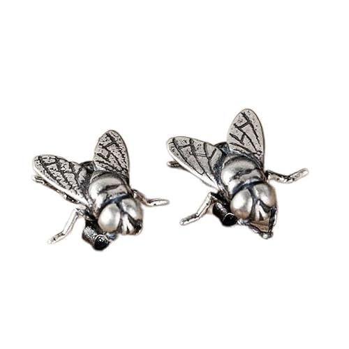TTDGYYXW Flies Stud Earrings Punk Insect Ear Studs Creative Housefly Earring Piercing Jewelry, von NZVCQVPU