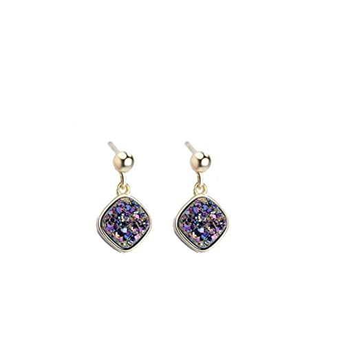 TTDGYYXW Korean Style Colored Stone Earrings Simple and Versatile Earrings for Women, TTDGYYXW Korean Style Colored Stone Earrings Simple and Versatile Earrings for Women, von NZVCQVPU