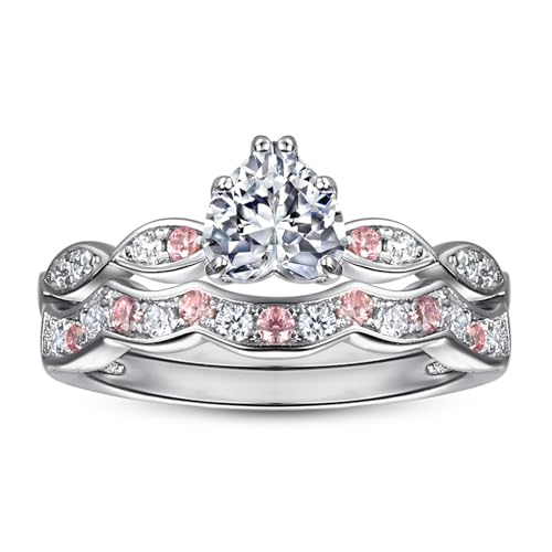 Verlobungsring aus Sterlingsilber, 2 Stück., 8.0, Standard, Standard Verlobungsring aus Sterlingsilber, 2 Stück., 8.0, Standard, Standard von NZVCQVPU