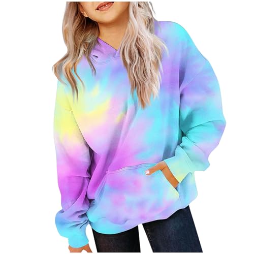 Black Friday Angebote 2024 Meine Bestellungen Anzeigen Angebote Des Tages Heute Die Discounter Sale Angebote Hoodie Mädchen Farbverlauf Kapuzenpullover Winter Sweatshirt mit Kapuze Casual Outwear von NZYIHAO