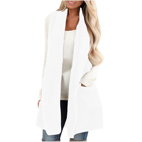 Black Friday Angebote 2024 Teddy Weste Damen Lang Fleeceweste Ärmellos Winterweste Elegant Longweste Fleece Strickjacke Winter Teddyjacke Einfarbig Plüschweste Kuschelig Fleecejacke Locker Westen Black Friday Angebote 2024 Teddy Weste Damen Lang Fleeceweste Ärmellos Winterweste Elegant Longweste Fleece Strickjacke Winter Teddyjacke Einfarbig Plüschweste Kuschelig Fleecejacke Locker Westen von NZYIHAO