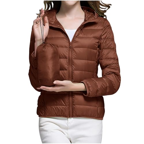 Daunenjacke Damen Leichte Steppjacke Einfarbig Winterjacke Jacke mit Abnehmbare Kapuze Große Größen Wintermantel Warme Daunenmantel Zip Up Steppmantel Langarm Kapuzenjacke Mantel Skijacke Outdoorjacke Daunenjacke Damen Leichte Steppjacke Einfarbig Winterjacke Jacke mit Abnehmbare Kapuze Große Größen Wintermantel Warme Daunenmantel Zip Up Steppmantel Langarm Kapuzenjacke Mantel Skijacke Outdoorjacke von NZYIHAO