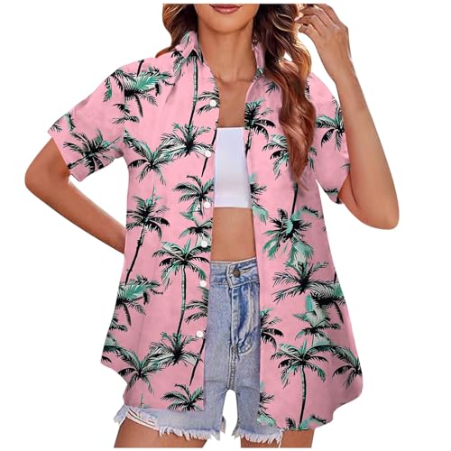 Hawaii Damen Hawaii Hemd Damen Sommer Bluse Strand Shirt mit Knöpfen Blumen Druck Hawaiihemd Casual Oberteile Kurzarm Revers Hemdbluse Leichte Tshirt Lose Tops Bequem T-Shirt Longshirt Blusen Hawaii Damen Hawaii Hemd Damen Sommer Bluse Strand Shirt mit Knöpfen Blumen Druck Hawaiihemd Casual Oberteile Kurzarm Revers Hemdbluse Leichte Tshirt Lose Tops Bequem T-Shirt Longshirt Blusen von NZYIHAO