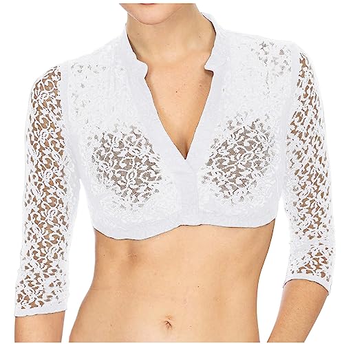NZYIHAO Dirndl Bluse Damen 3/4 Arm Shirt V-Ausschnitt Dirndlbluse Sexy Spitze Tops Einfarbig Oktoberfest Outfit Festliche Spitzentop Große Größen Tracht Oberteile Trachtenbluse Spitzenbluse S-5XL NZYIHAO Dirndl Bluse Damen 3/4 Arm Shirt V-Ausschnitt Dirndlbluse Sexy Spitze Tops Einfarbig Oktoberfest Outfit Festliche Spitzentop Große Größen Tracht Oberteile Trachtenbluse Spitzenbluse S-5XL von NZYIHAO