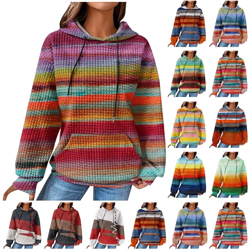 NZYIHAO Kapuzenpullover Damen, Hoodie Damen Kapuzenpullover Pullover Winter Casual Sweatshirt Langarm Baumwolle Hoody Oberteile mit Kapuze, von NZYIHAO