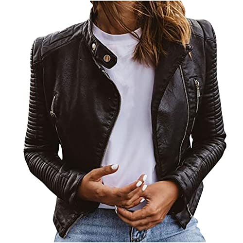 NZYIHAO Lang Steppweste Weste Jacke für Damen, Softshelljacke Damen Regenjacke Windjacke Leichte Warm Steppjacke für Damen Mädchen Schlanke Gilet Black XXL von NZYIHAO