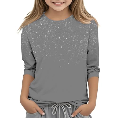 NZYIHAO Tshirt Mädchen 3/4 Arm Shirt Casual Farbverlauf Tops Sommer Oberteile Jungen T-Shirt Kinder Bluse Rundhals T Shirt Leichte Shirt Locker T-Shirts Basic Blusentops Sportshirt Langarmshirt NZYIHAO Tshirt Mädchen 3/4 Arm Shirt Casual Farbverlauf Tops Sommer Oberteile Jungen T-Shirt Kinder Bluse Rundhals T Shirt Leichte Shirt Locker T-Shirts Basic Blusentops Sportshirt Langarmshirt von NZYIHAO