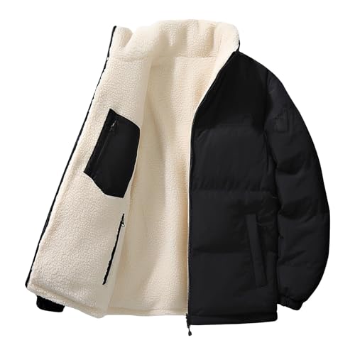NZYIHAO Wendejacke Damen Casual Winterjacke Winter Fleecejacke Warme Plüschjacke Dicke Teddyjacke Gefüttert Jacke mit Reißverschluss Langarm Wintermantel Einfarbig Mantel Große Größen Outdoorjacke NZYIHAO Wendejacke Damen Casual Winterjacke Winter Fleecejacke Warme Plüschjacke Dicke Teddyjacke Gefüttert Jacke mit Reißverschluss Langarm Wintermantel Einfarbig Mantel Große Größen Outdoorjacke von NZYIHAO