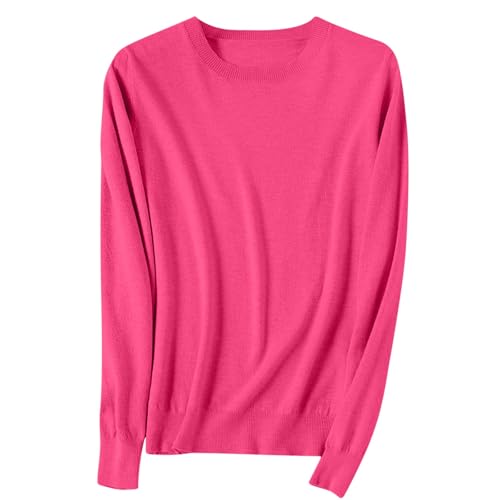 Pullover Damen Elegant Rollkragenpullover Langarm Strickpullover Lässiges Stricken Pulli Winter Sweatshirt Oberteile Strickpullover Damen V-Ausschnitt Pullover Winter Sweater Grobstrick Strickpulli von NZYIHAO