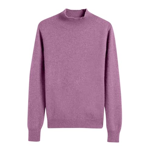 Pullover Damen Meine Bestellungen Anzeigen Strickpullover Damen Elegant Pullover Winter Sweater Grobstrick Sweatshirt Einfarbig Oberteile Leichte Winterpullover Langarm Pulli Locker Outwear Tunika von NZYIHAO