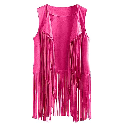 Wildleder Weste Damen Ärmellos Fransenweste Hippie Kostüm Vest Angebote Des Tages Heute Meine Bestellungen Anzeigen Warehouse Deal Personalisierte Geschenke Geschenke für Frauen Tagesangebote Heute von NZYIHAO