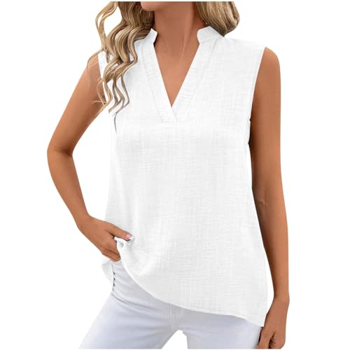 musselin Bluse Damen Oversized Musselin Bluse Damen V-Ausschnitt Tshirt mit Knöpfen Vintage Einfarbig Leinenbluse Sommer Oberteile Kurzarm Hemdbluse Baumwolle Leinen Shirt Große Größen Blusen musselin Bluse Damen Oversized Musselin Bluse Damen V-Ausschnitt Tshirt mit Knöpfen Vintage Einfarbig Leinenbluse Sommer Oberteile Kurzarm Hemdbluse Baumwolle Leinen Shirt Große Größen Blusen von NZYIHAO