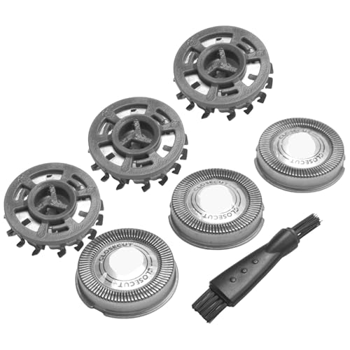 Kompatibel Mit Philips, HQ4-Serie, HQ30, HQ40, HQ46, HQ130, HQ912, HQ481, HQ66, Elektronischer Rasierkopfschneider, Ersatzklingenbaugruppe For Rasierapparate(6pcs) von NZYXVRQR