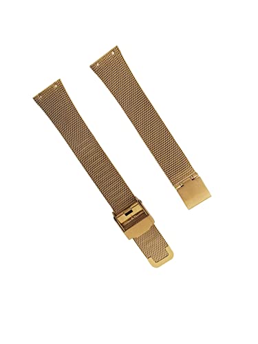 Ersatz-Uhrenarmband für Bering Unisex-Armbanduhr mit Schraube 18 mm-14 mm (18 mm Rotgold) von NZZXTO