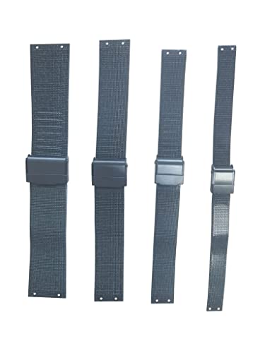 NZZXTO Replacement Stainless Steel Watch Band for Skagen Bering Unisex Watches with Screw，Fits More Sizes （14mm Deep Blue Hole pitch 7mm von NZZXTO