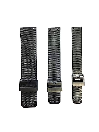 NZZXTO Replacement Stainless Steel Watch Band for Skagen Bering Unisex Watches with Screw，Fits More Sizes （14mm Deep Grey Hole pitch 7mm von NZZXTO