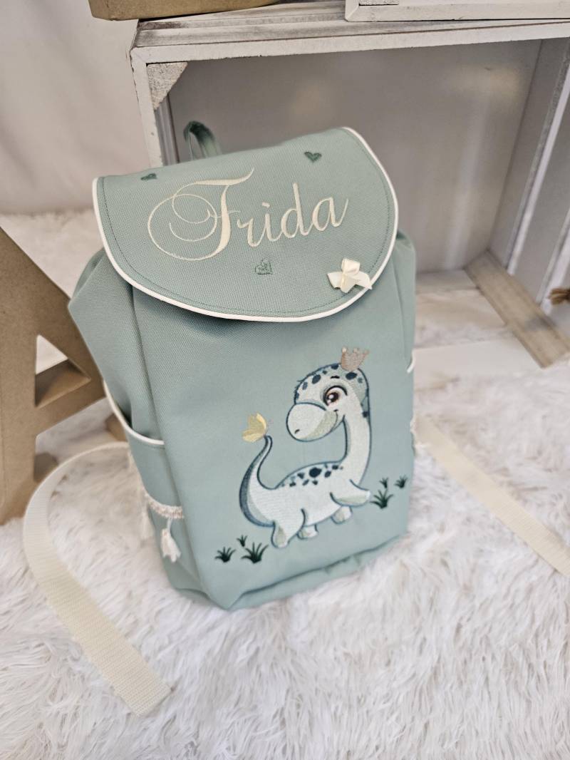 Kindergartenrucksack Personalisiert, Dino von NaFloMa