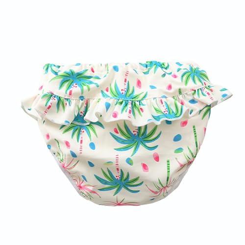 NaLatia Badeanzüge Für Mädchen Ziemlich Schwimmwindel mit Rüschen, Auslaufsicher Badewindel Mädchen Junge,Waschbar Wasserdicht Baby Windelhose Badewindelhose von NaLatia