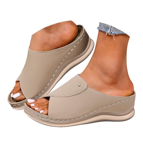NaLatia Orthopädische Sandalen Damen Sommer Ergonomische rutschfeste Pantoletten Offener Hausschuhe Vivastep Sandalen Leicht Slipper Bequem Keilsandalen Sommerschuhe NaLatia Orthopädische Sandalen Damen Sommer Ergonomische rutschfeste Pantoletten Offener Hausschuhe Vivastep Sandalen Leicht Slipper Bequem Keilsandalen Sommerschuhe von NaLatia