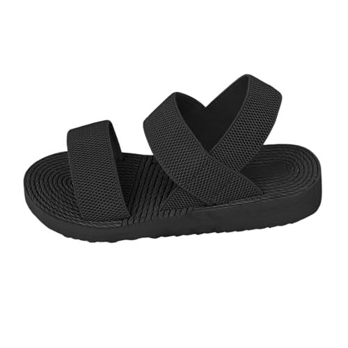​Plateau Sandalen Damen Sommer Orthopädisch Hanfseil-Optik Römer-Sandalen Bequem Barfußschuhe Strandschuhe Breite Füße von NaLatia
