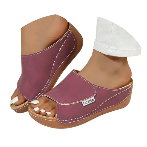 NaLatia Sandalen Damen, Sommer Ergonomische rutschfeste Orthopädische Sandaletten zur Schmerzlinderung Slip in Pantoletten Platform Bequem Keilsandalen Hausschuhe Sommerschuhe, 36-43 EU NaLatia Sandalen Damen, Sommer Ergonomische rutschfeste Orthopädische Sandaletten zur Schmerzlinderung Slip in Pantoletten Platform Bequem Keilsandalen Hausschuhe Sommerschuhe, 36-43 EU von NaLatia