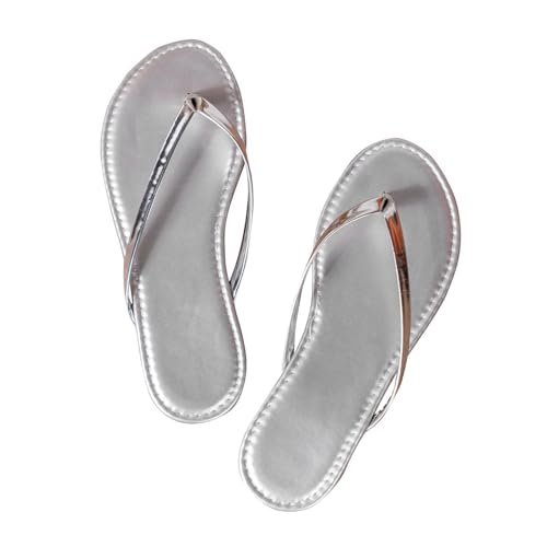 Sandalen Damen Damen Sandalen Sommer Schlappen Lässige Flache Schuhe Slippers mit Strasssteinen Flat Heel Elegant Freizeit Römersandalen Peep Toe Flip Flop Strandsandalen Sandalen Damen Damen Sandalen Sommer Schlappen Lässige Flache Schuhe Slippers mit Strasssteinen Flat Heel Elegant Freizeit Römersandalen Peep Toe Flip Flop Strandsandalen von NaLatia