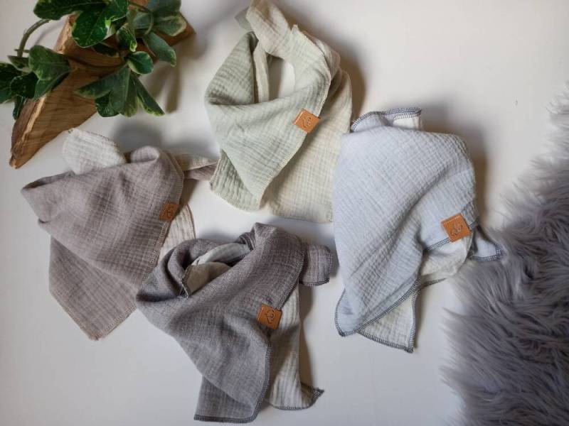 Musselintuch /Musselin Schal Tuch/Sabbertuch /Schmusetuch /Verschieden Größe Für Baby Und Kinder von NaRoMiDesign