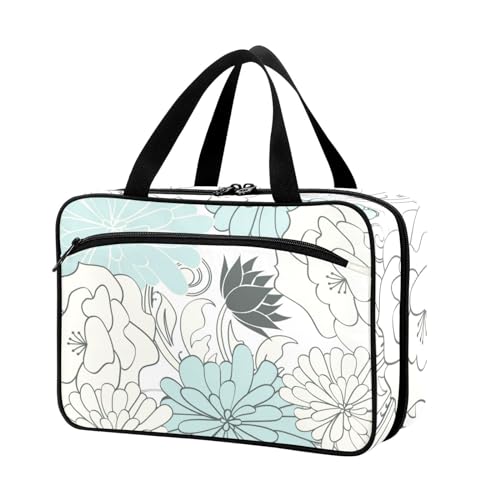 Naanle Pillen-Organizer-Tasche, Reise-Pillenflasche, Medizin-Organizer, Heimaufbewahrung, Medikamenten-Tasche, Pillentasche, Blume, leere Erste-Hilfe-Tasche für Vitaminpräparate, mehrfarbig, von Naanle