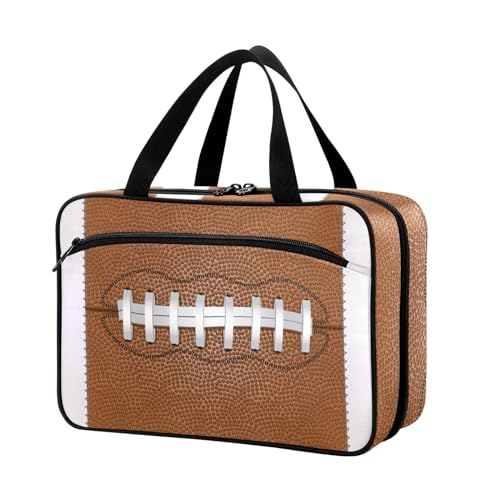 Naanle Pillen-Organizer-Tasche für Reisen, Pillenflasche, Medizin-Organizer, Heimaufbewahrung, Medikamentenbeutel, Pillentasche, American Football, Sport, leere Erste-Hilfe-Tasche für von Naanle