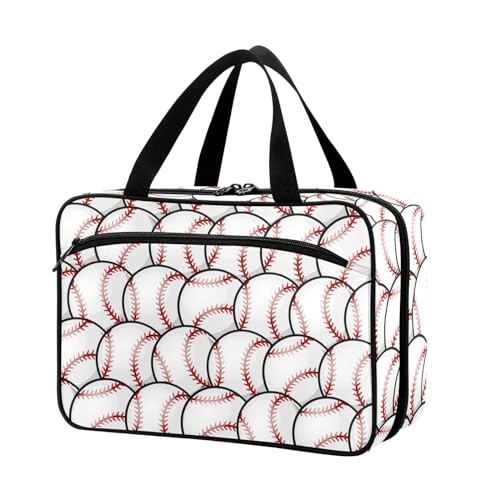 Naanle Pillen-Organizer-Tasche für Reisen, Pillenflasche, Medizin-Organizer, Heimaufbewahrung, Medikamentenbeutel, Pillentasche, Baseball, Softball, leere Erste-Hilfe-Tasche für Vitaminpräparate, von Naanle