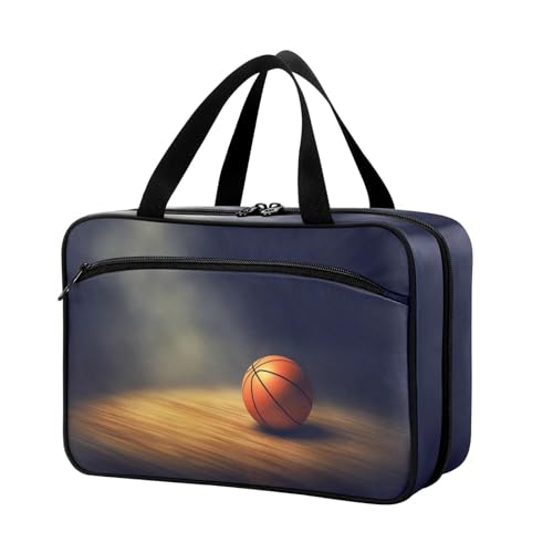 Naanle Pillen-Organizer-Tasche für Reisen, Pillenflasche, Medizin-Organizer, Heimaufbewahrung, Medikamentenbeutel, Pillentasche, Basketbälle, leere Erste-Hilfe-Tasche für Vitaminpräparate, mehrfarbig, von Naanle