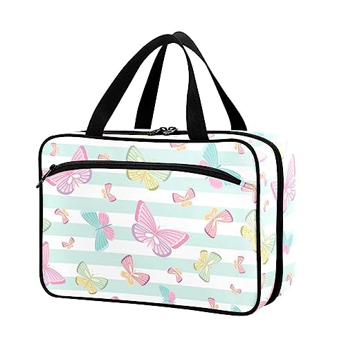 Naanle Pillen-Organizer-Tasche für Reisen, Pillenflasche, Medizin-Organizer, Heimaufbewahrung, Medikamentenbeutel für Vitaminpräparate, leerer Schmetterling, Erste-Hilfe-Tasche für Auto, Camping von Naanle