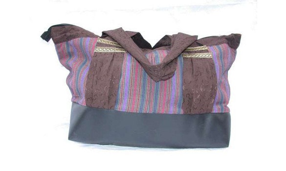 Handgemacht, Original, Große Tasche Stoff, Wochenende, Reise, Natur Ballade von Nabalsy