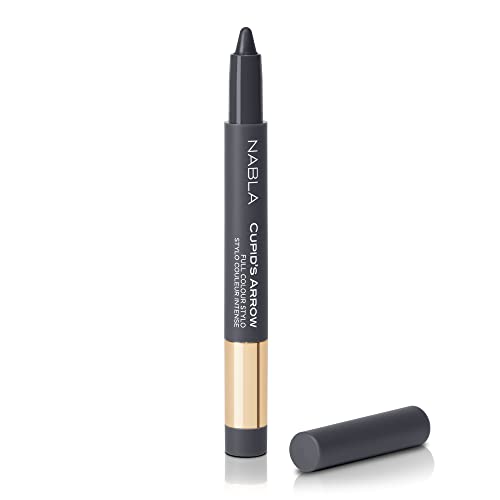 NABLA Cupid's Arrow Longwear Stylo, Midnight Grey | langanhaltender und hochpigmentierter Stylus-Stift, vielseitig verwendbarer Liner, Lidschatten oder Lippenstift, cremige und komfortable Textur für von Nabla