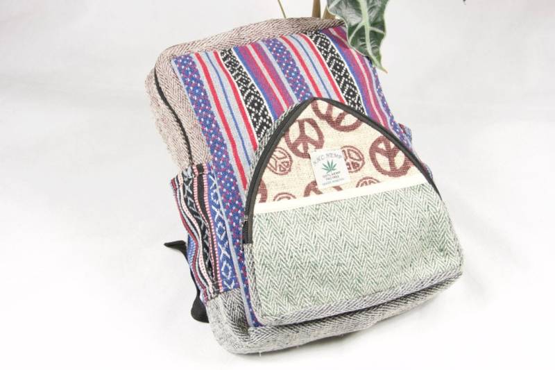 Hanf Und Baumwolle Kleine Backpack A1 Reise Laptop Tasche Hippies Verstellbare Riemen Eco Friendly Hanf Und Baumwolle Kleine Backpack A1 Reise Laptop Tasche Hippies Verstellbare Riemen Eco Friendly von Nabma80