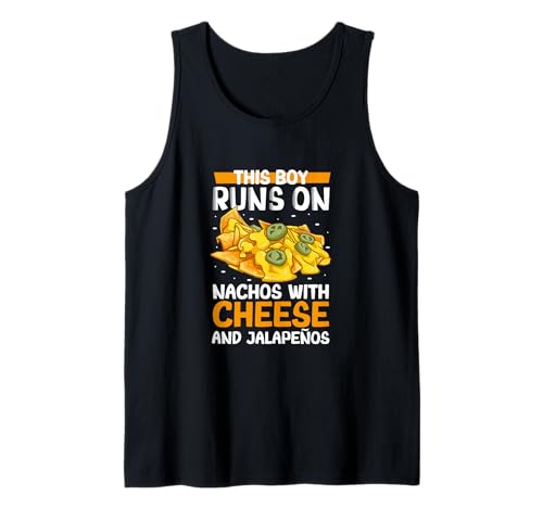 Männer lieben Nachos with Cheese and Jalapeños Tank Top von Nachos with Cheese and Jalapeños Designs