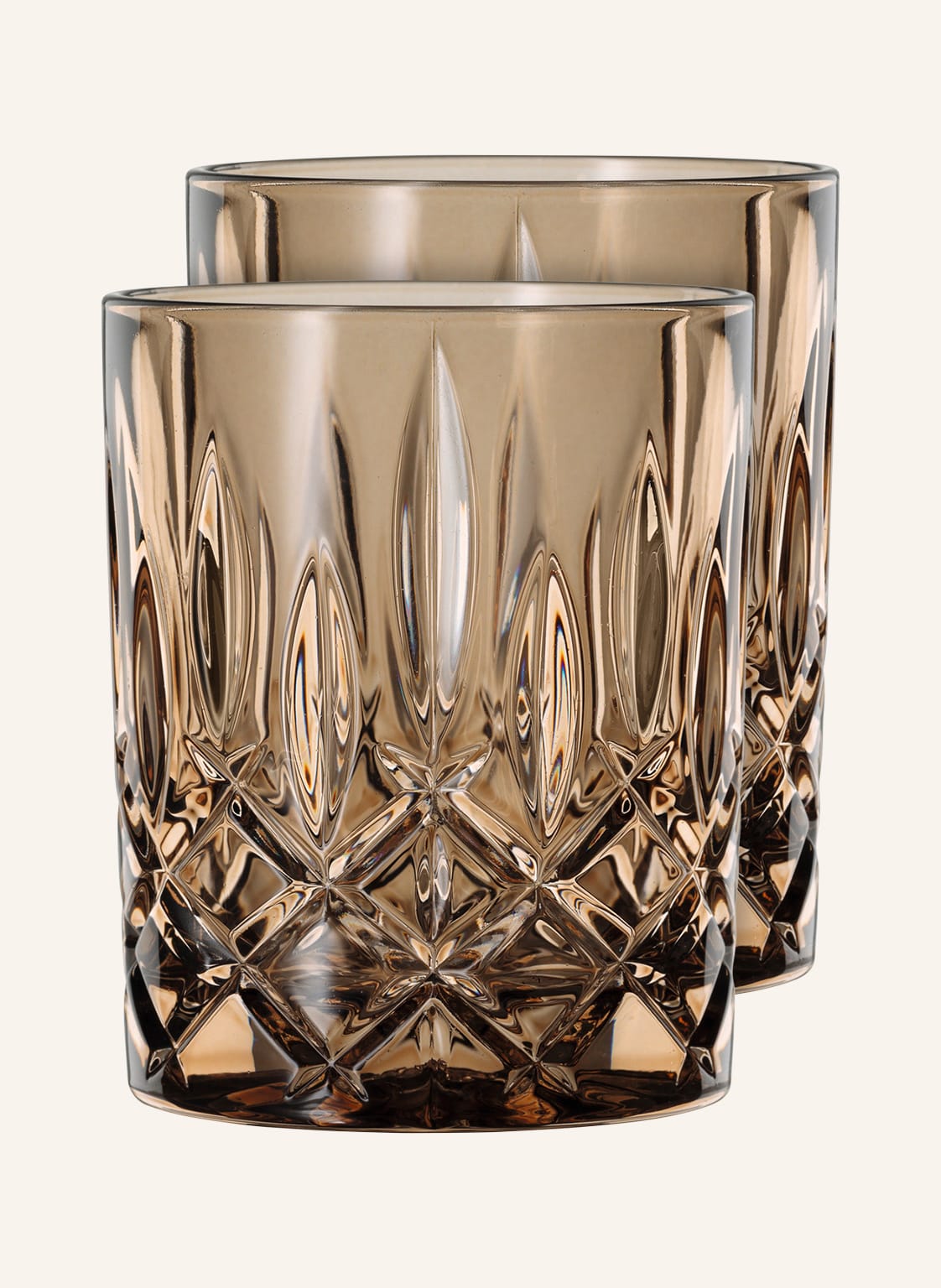 Nachtmann 2er-Set Whiskygläser Noblesse braun von Nachtmann