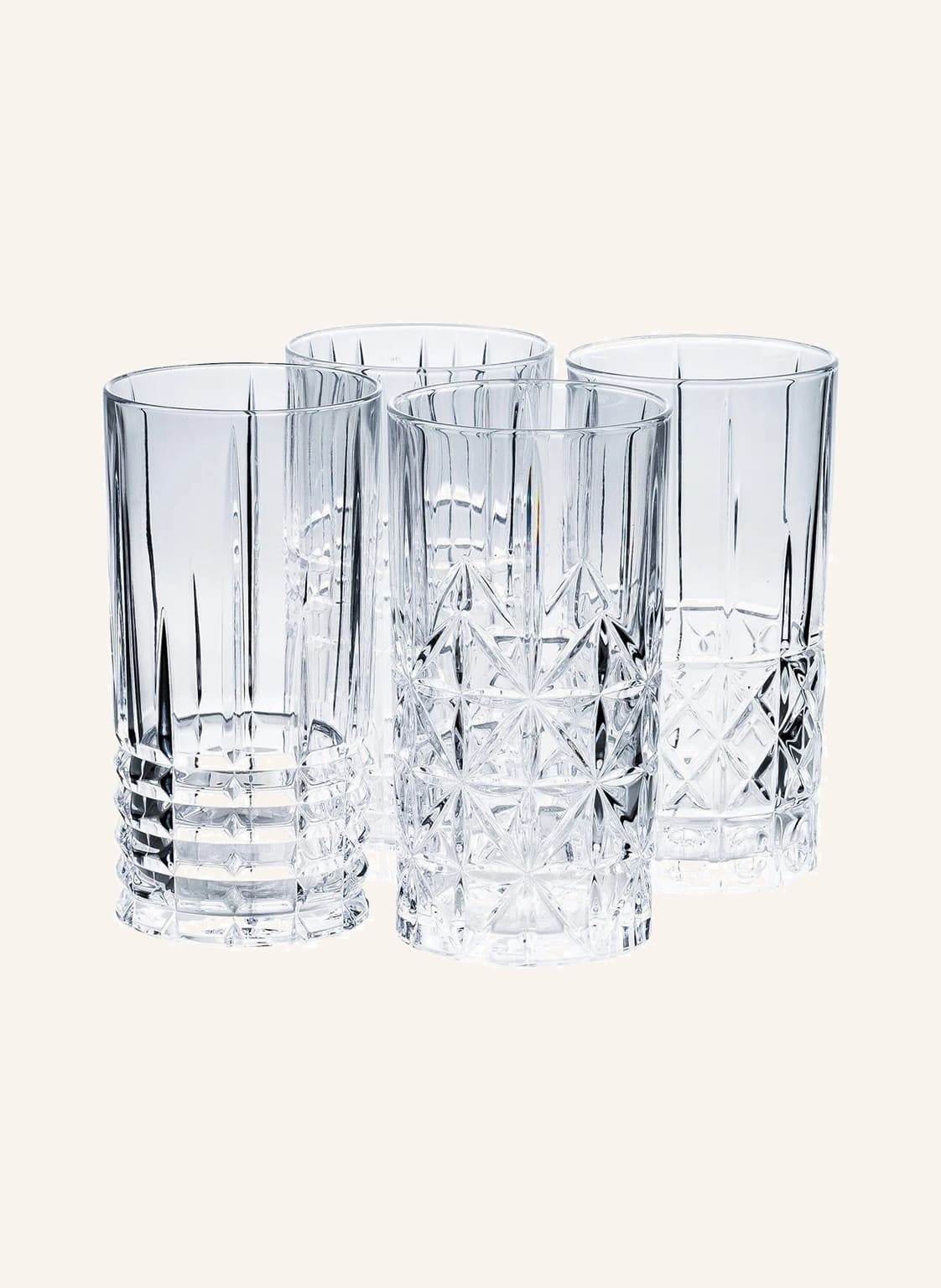 Nachtmann 4er-Set Longdrinkgläser Highland transparent von Nachtmann