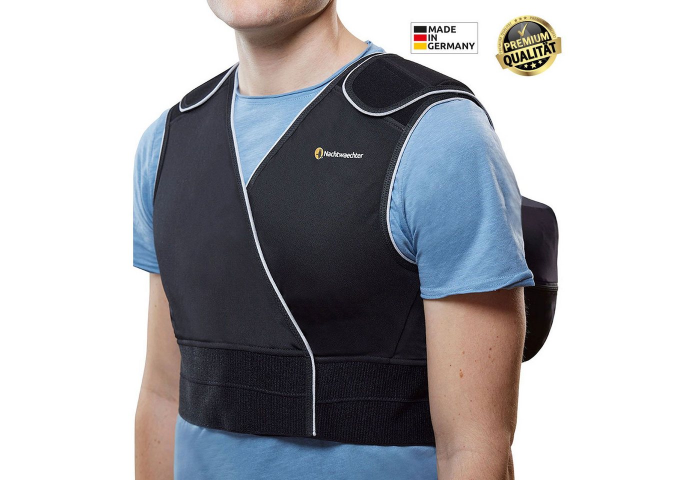Nachtwaechter Schlafprodukte GmbH & Co. KG Schnarchstopper Nachtwaechter Anti-Schnarch Weste 2.0 M/L + Zubehör Nachtwaechter Schlafprodukte GmbH & Co. KG Schnarchstopper Nachtwaechter Anti-Schnarch Weste 2.0 M/L + Zubehör von Nachtwaechter Schlafprodukte GmbH & Co. KG