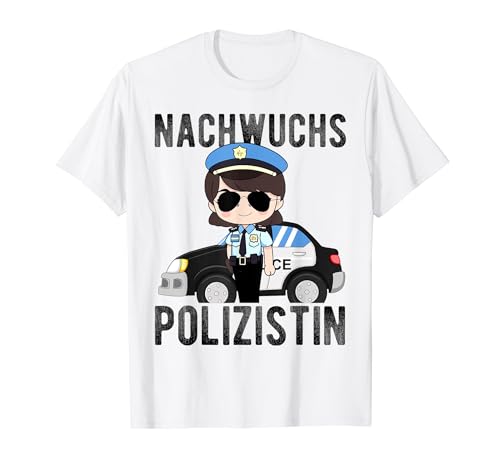 NACHWUCHS POLIZISTIN Kinder Polizei Geschenk Polizei Jugend T-Shirt NACHWUCHS POLIZISTIN Kinder Polizei Geschenk Polizei Jugend T-Shirt von Nachwuchs Polizei Polizist Sirene Geschenk Design