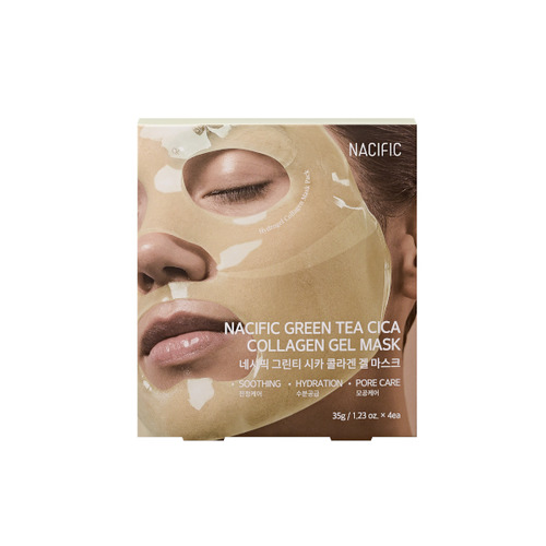 Nacific - Green Tea Cica Collagen Gel Mask - 35g*4ea von Nacific