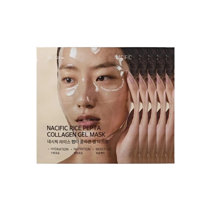 Nacific - Rice Pepta Collagen Gel Mask - 35g*1ea (5ea) Set von Nacific