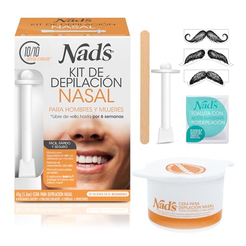 Nad's Nose Wax Kit, Nasenwachs, Nasenwachs, für Männer/Frauen, 45 g von Nad's