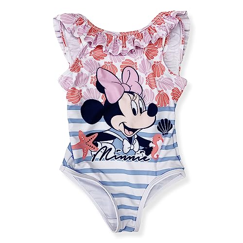 Badeanzug für Mädchen, Disney, Minnie Maus, einteilig, Badeanzug, 6161, Rosa, 8 Jahre von Nada Home