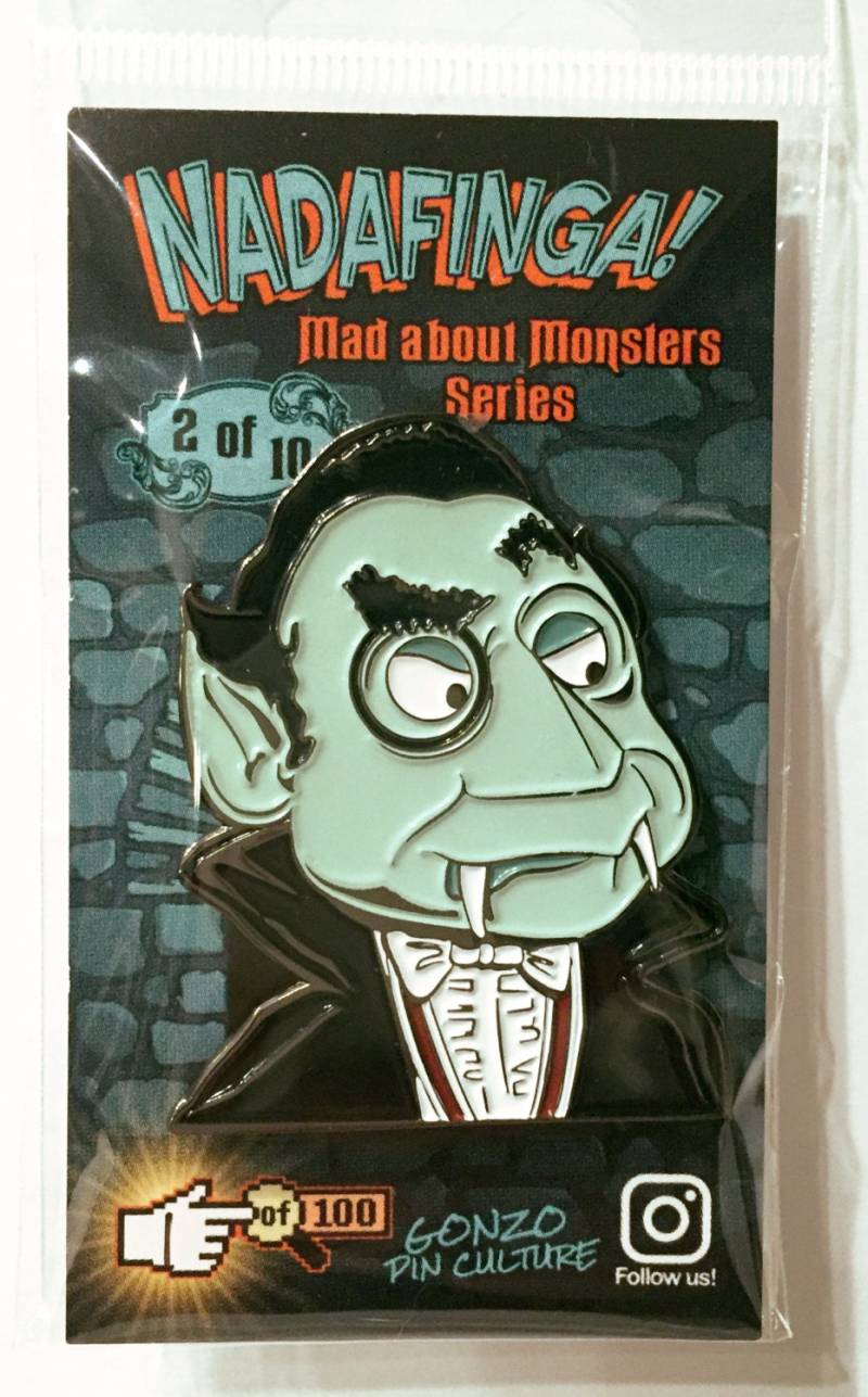 Der Graf Mad About Monsters Sammler Serie - Soft Enamel Pin, Coole Pins, Halloween Anstecknadel, Custom | 2 Von 10 von NadafingaPinDesign