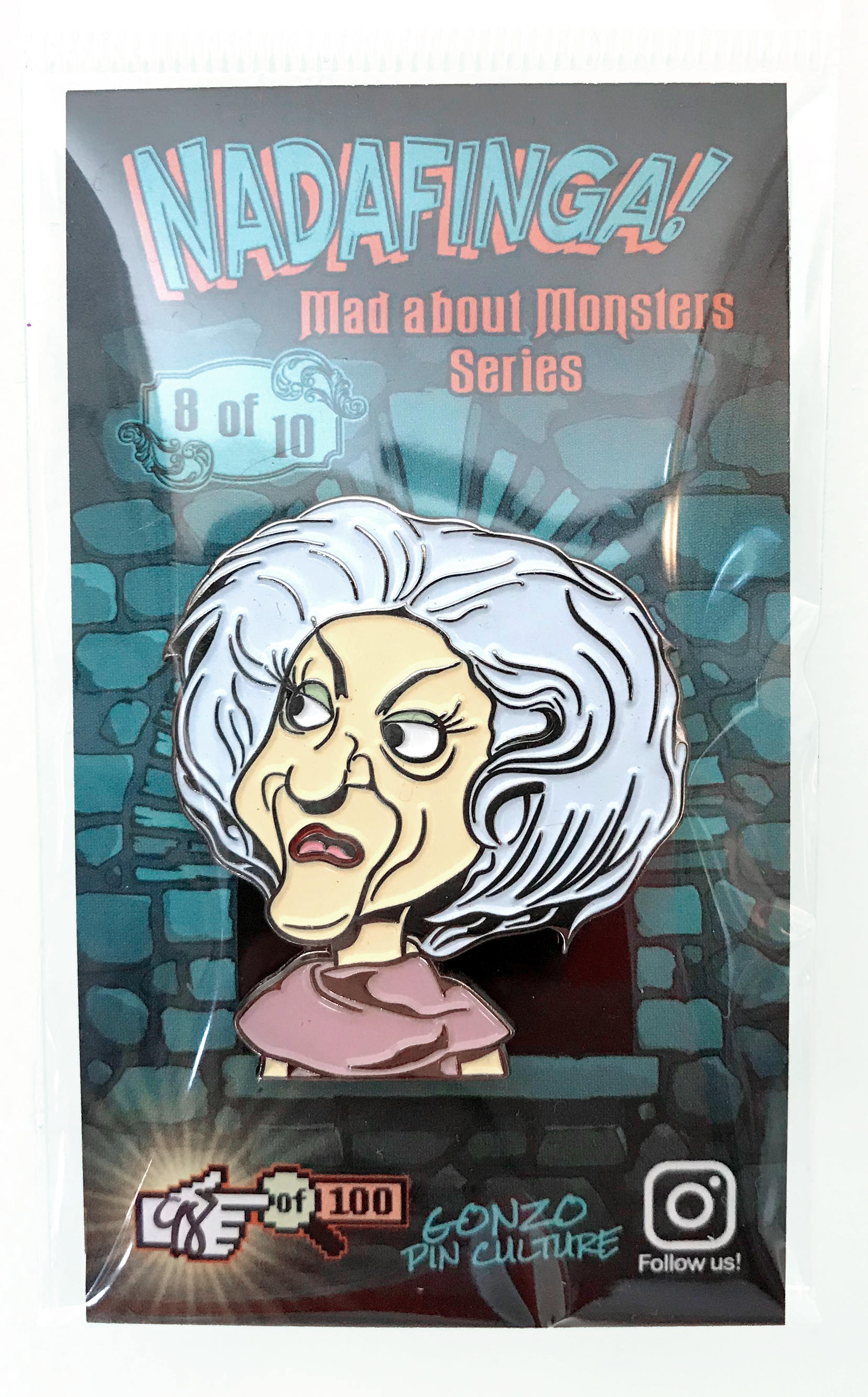 Monster Es Mate Verrückt Über Sende-Sammler-Serie - Weiche Emaille Pin, Coole Pins, Halloween-Pins, Benutzerdefinierte Anstecknadel | 8 Von 10 von NadafingaPinDesign