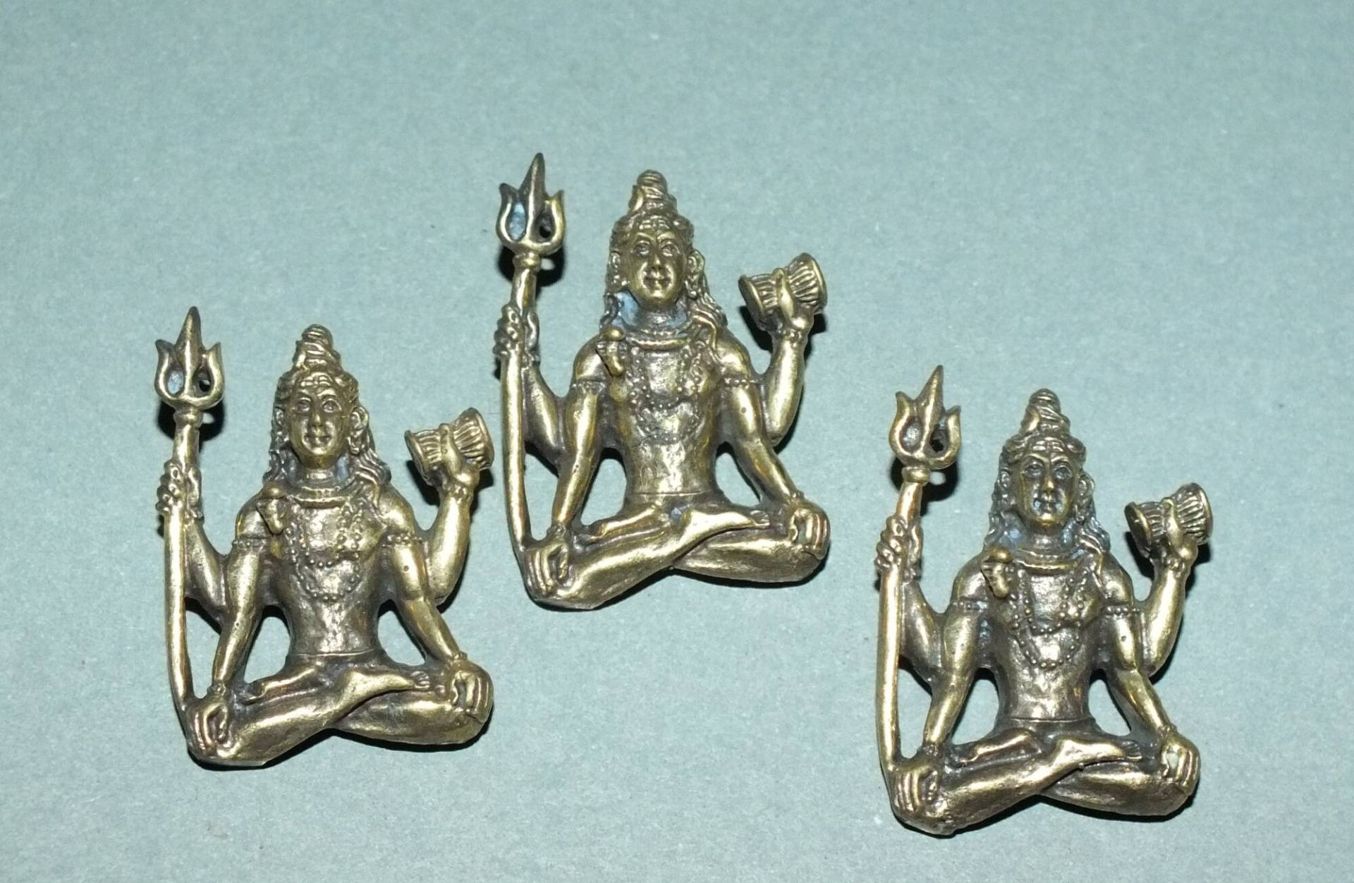 Drei Messing Shiva Anhänger Amulette Thailand Versandkostenfrei von NadearsTreasures